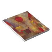 ポールクレレッドバルーン抽象芸術アーカラフルト ノートパッド (アングル)