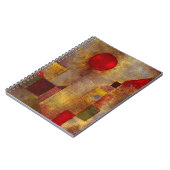 ポールクレレッドバルーン抽象芸術アーカラフルト ノートブック (左側)