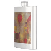 ポールクレレッドバルーン抽象芸術アーカラフルト フラスク (左)