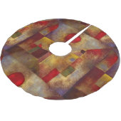 ポールクレレッドバルーン抽象芸術アーカラフルト ブラッシュドポリエステルツリースカート (アングル)