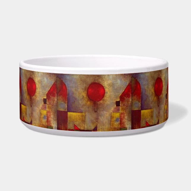 ポールクレレッドバルーン抽象芸術アーカラフルト ボウル (正面)