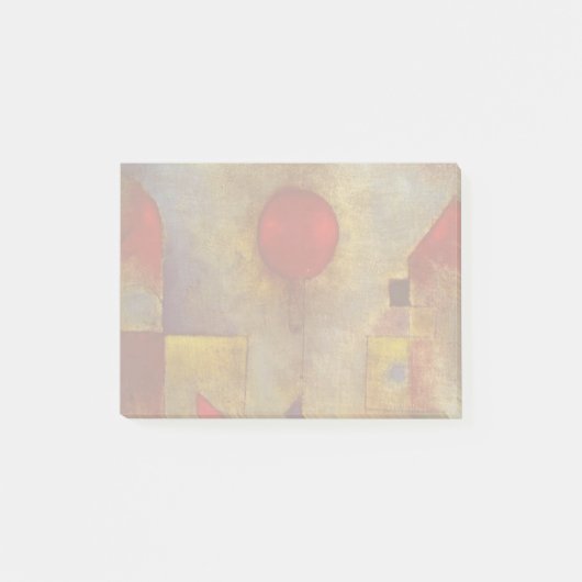 ポールクレレッドバルーン抽象芸術アーカラフルト ポストイット (正面)