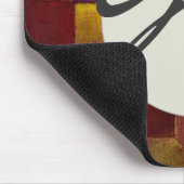 ポールクレレッドバルーン抽象芸術アーカラフルト マウスパッド (コーナー)