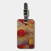 ポールクレレッドバルーン抽象芸術アーカラフルト ラゲッジタグ (正面縦)