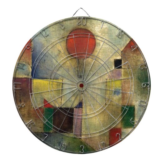 ポールクレレッドバルーン ダーツボード (正面)