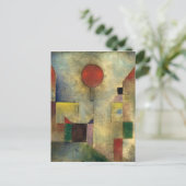 ポールクレレッドバルーン ポストカード (スタンド正面)