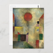 ポールクレレッドバルーン ポストカード (正面/裏面)