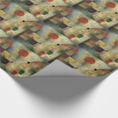 ポールクレレッドバルーン ラッピングペーパー (角)