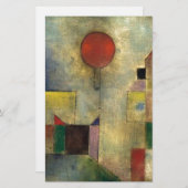 ポールクレレッドバルーン 便箋 (正面/裏面)