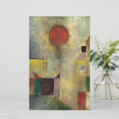 ポールクレレッドバルーン 便箋 (スタンド正面)