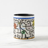 ポールクレーのリッチポート抽象芸術アートコーヒーマグ マグカップ (中央)