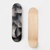 ポールクレーカッコいいヴィンテージ抽象芸術アート スケートボード (正面)