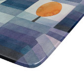 ポールクレー抽象芸術ツリーブルー絵画ズ カッティングボード (角)