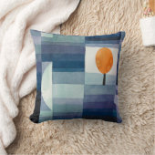 ポールクレー抽象芸術ツリーブルー絵画ズ クッション (ブランケット)