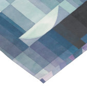 ポールクレー抽象芸術ツリーブルー絵画ズ ショートテーブルランナー (コーナー)