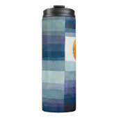 ポールクレー抽象芸術ツリーブルー絵画ズ タンブラー (正面)