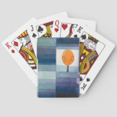 ポールクレー抽象芸術ツリーブルー絵画ズ トランプ (裏面)