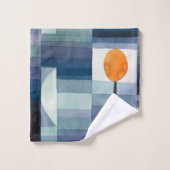 ポールクレー抽象芸術ツリーブルー絵画ズ バスタオルセット (ウォッシュタオル)