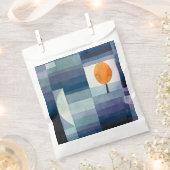 ポールクレー抽象芸術ツリーブルー絵画ズ フェイバーバッグ (クリップ留めされた状態)