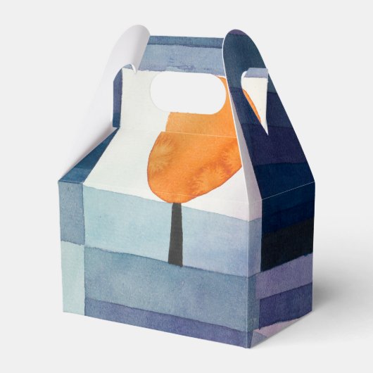 ポールクレー抽象芸術ツリーブルー絵画ズ フェイバーボックス (正面サイド)