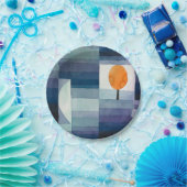 ポールクレー抽象芸術ツリーブルー絵画ズ ペーパープレート (パーティー)