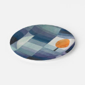 ポールクレー抽象芸術ツリーブルー絵画ズ ペーパープレート (アングル)