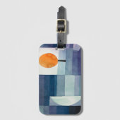 ポールクレー抽象芸術ツリーブルー絵画ズ ラゲッジタグ (正面縦)