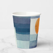 ポールクレー抽象芸術ツリーブルー絵画ズ 紙コップ (左)