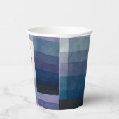 ポールクレー抽象芸術ツリーブルー絵画ズ 紙コップ (右)