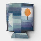 ポールクレー抽象芸術ツリーブルー絵画ズ 缶クーラー (裏面)