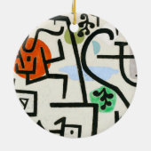ポールクレー抽象芸術表現主義リッチハーバー セラミックオーナメント (裏面)