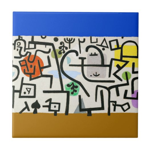 ポールクレー抽象芸術表現主義リッチハーバー タイル (正面)