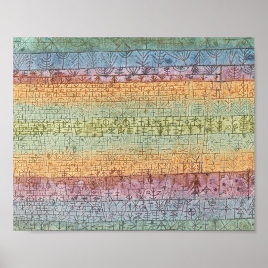 ポールクレー – ツリー子供部屋 ポスター (正面)