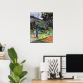 ポールゴーギンタヒチアンの風景 ポスター (ホームオフィス)