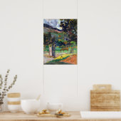 ポールゴーギンタヒチアンの風景 ポスター (キッチン)