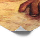 ポールゴーギンタヒティアンウィメンズオンビーチ ポスター (角)