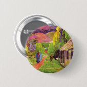 ポールゴーギンロードインタヒチヴィンテージファインアート 缶バッジ (正面&裏面)