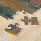 ポールゴーグインマタモエの風景と孔雀 ジグソーパズル (側面)