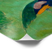 ポールゴーグインマタモエの風景と孔雀 ポスター (コーナー)