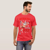ポールサンタダンスジョークダーティー - デザイン Tシャツ (正面フル)