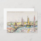 ポールシニャック – プチアンデリー – ザリバーバンク1920-1929 案内状 (正面/裏面)