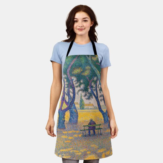 ポールシニャック – プレースデリスサントロペ エプロン (着用した状態)