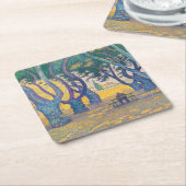 ポールシニャック – プレースデリスサントロペ スクエアペーパーコースター (アングル)