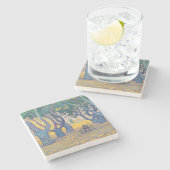 ポールシニャック – プレースデリスサントロペ ストーンコースター (横)