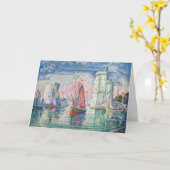 ポールシニャック – ラロシェルハーバーの入口 カード (黄色い花)