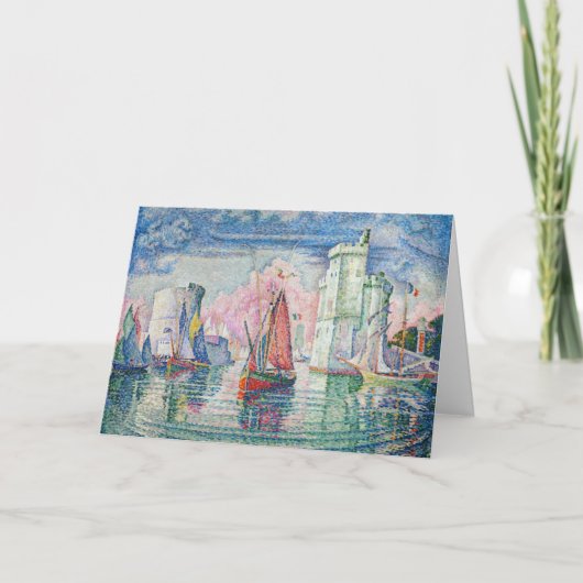 ポールシニャック – ラロシェルハーバーの入口 カード (正面)