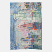 ポールシニャック – ラロシェルハーバーの入口 キッチンタオル (縦)