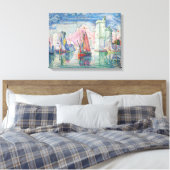 ポールシニャック – ラロシェルハーバーの入口 キャンバスプリント (インサイチュ (寝室))