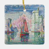 ポールシニャック – ラロシェルハーバーの入口 セラミックオーナメント (正面)