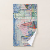 ポールシニャック – ラロシェルハーバーの入口 バスタオルセット (ハンドタオル)